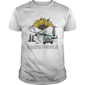 Jeep Sunflower I Hate People Shirt